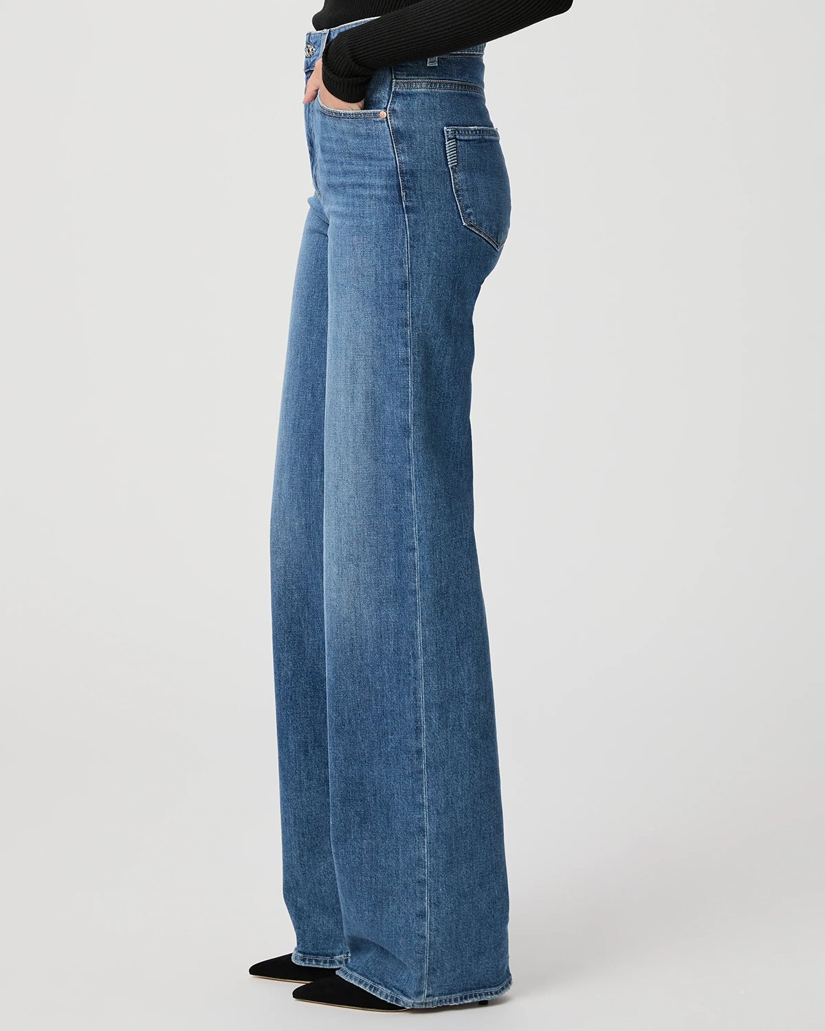 Light Blue Wide Leg Jeans