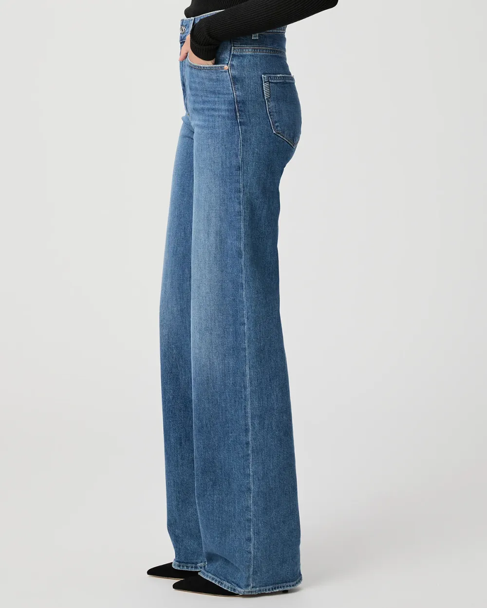 Light Blue Wide Leg Jeans