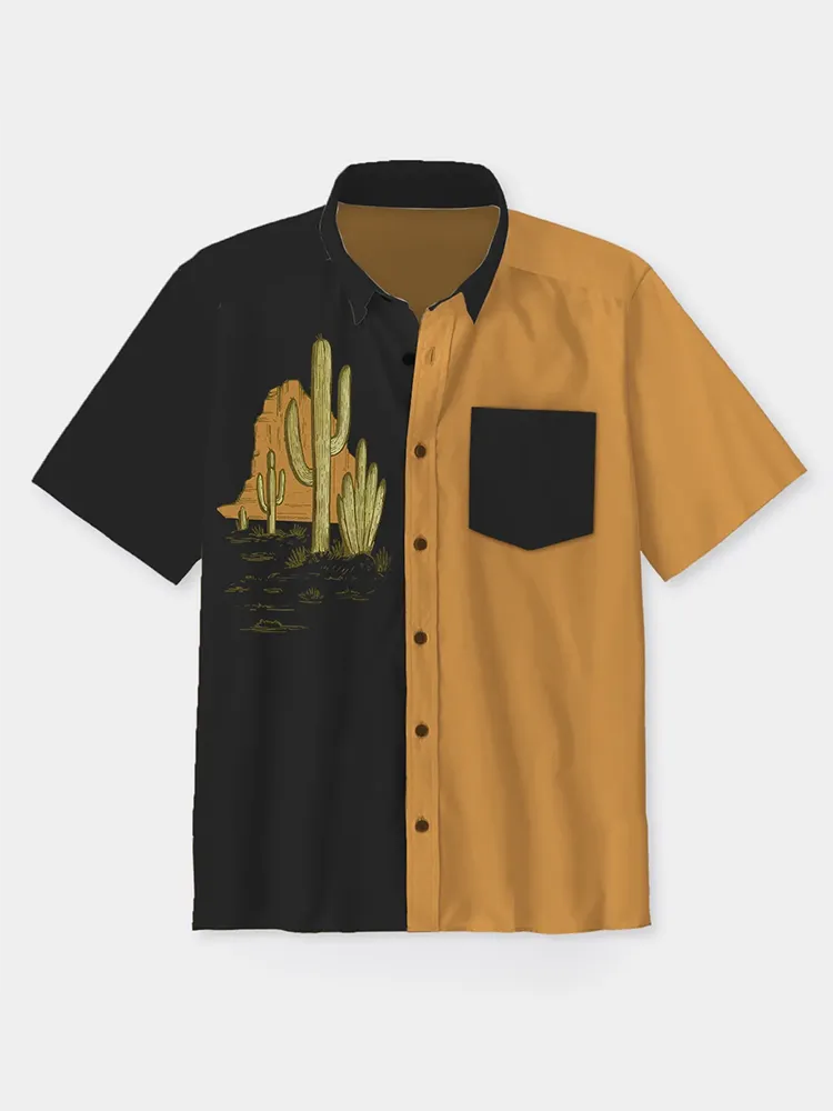 Cactus In The Desert Button Up Shirt