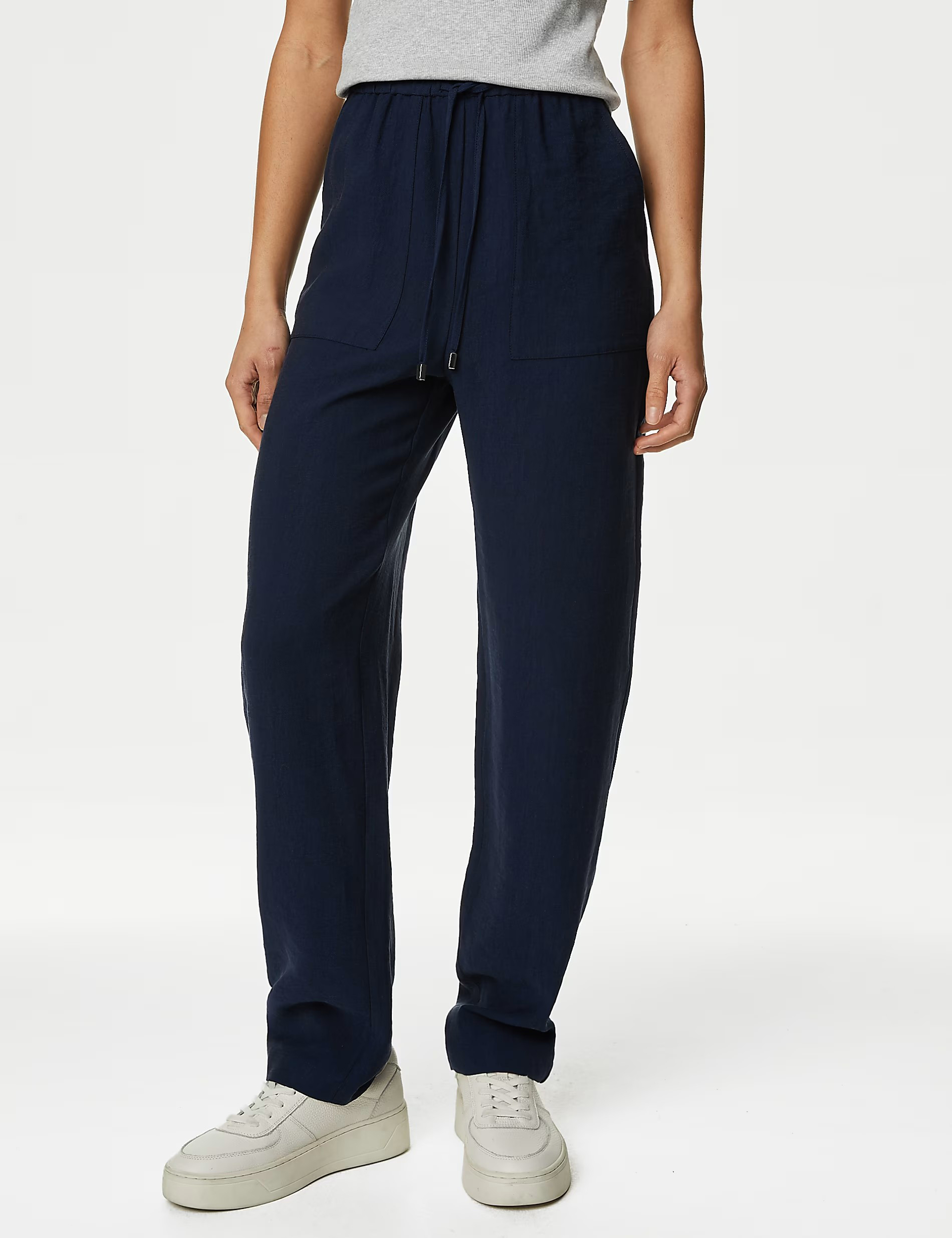 Casual Cuffed Cotton Joggers