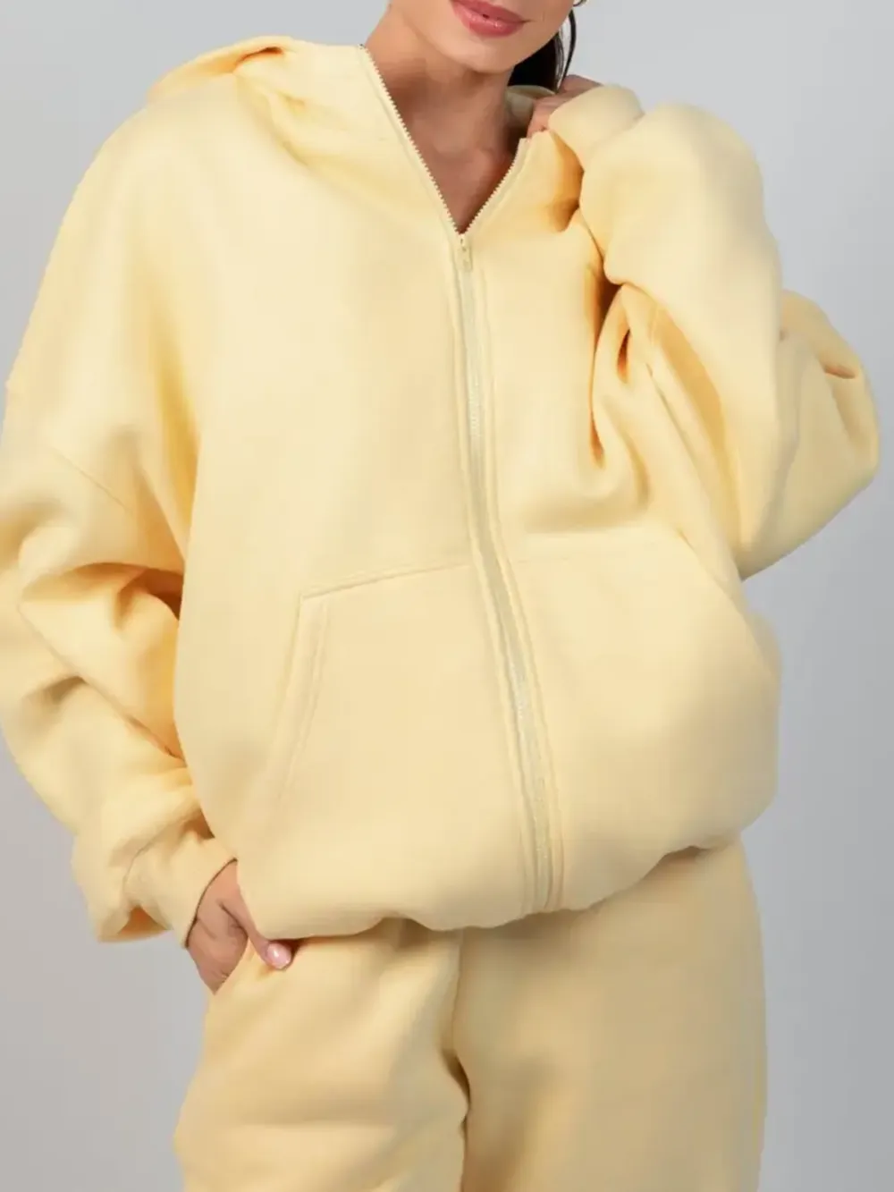 Pastel Zip Hoodie