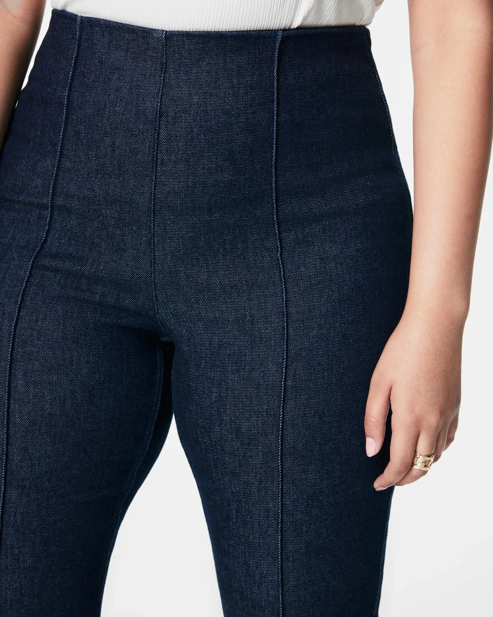 Raw Indigo Micro Flare Jeans
