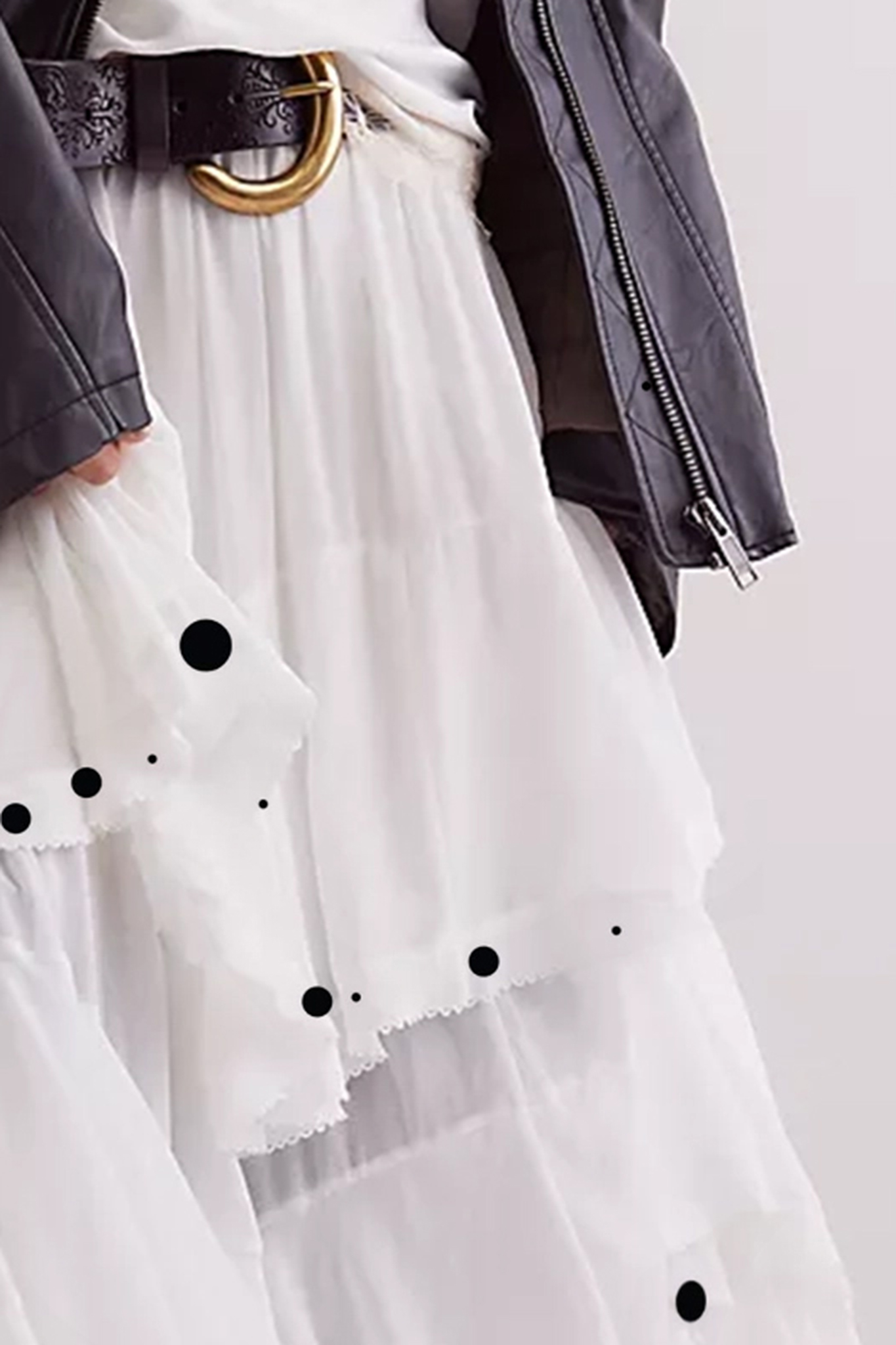 Ruffled Tiered Maxi Skirt
