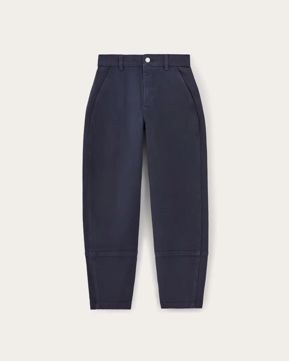 Solid Color Wide-Leg Pant
