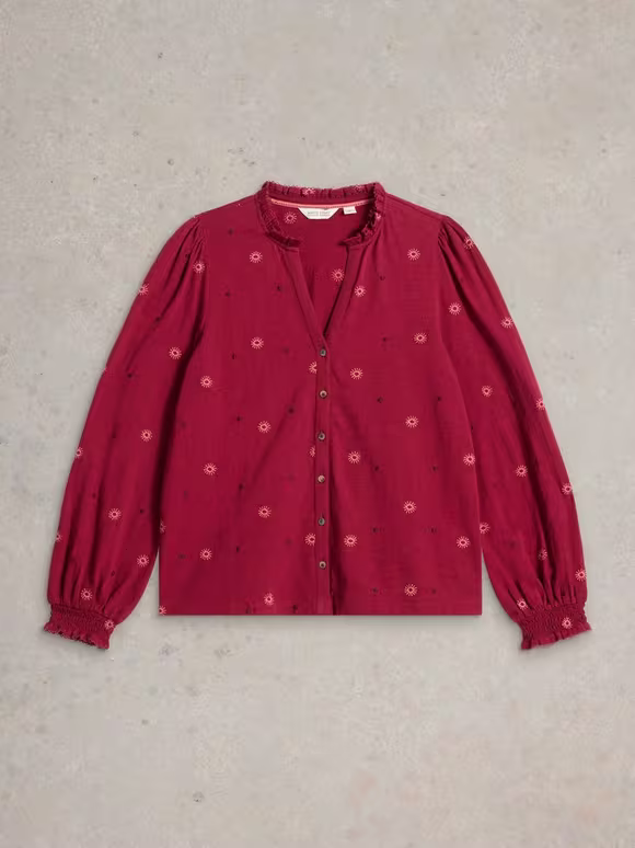 Embroidered Knitted Shirt