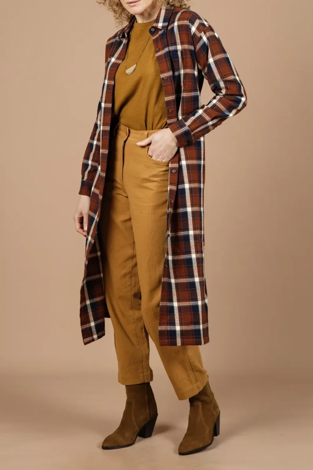 Daily Cotton Button Front Shirt Dress