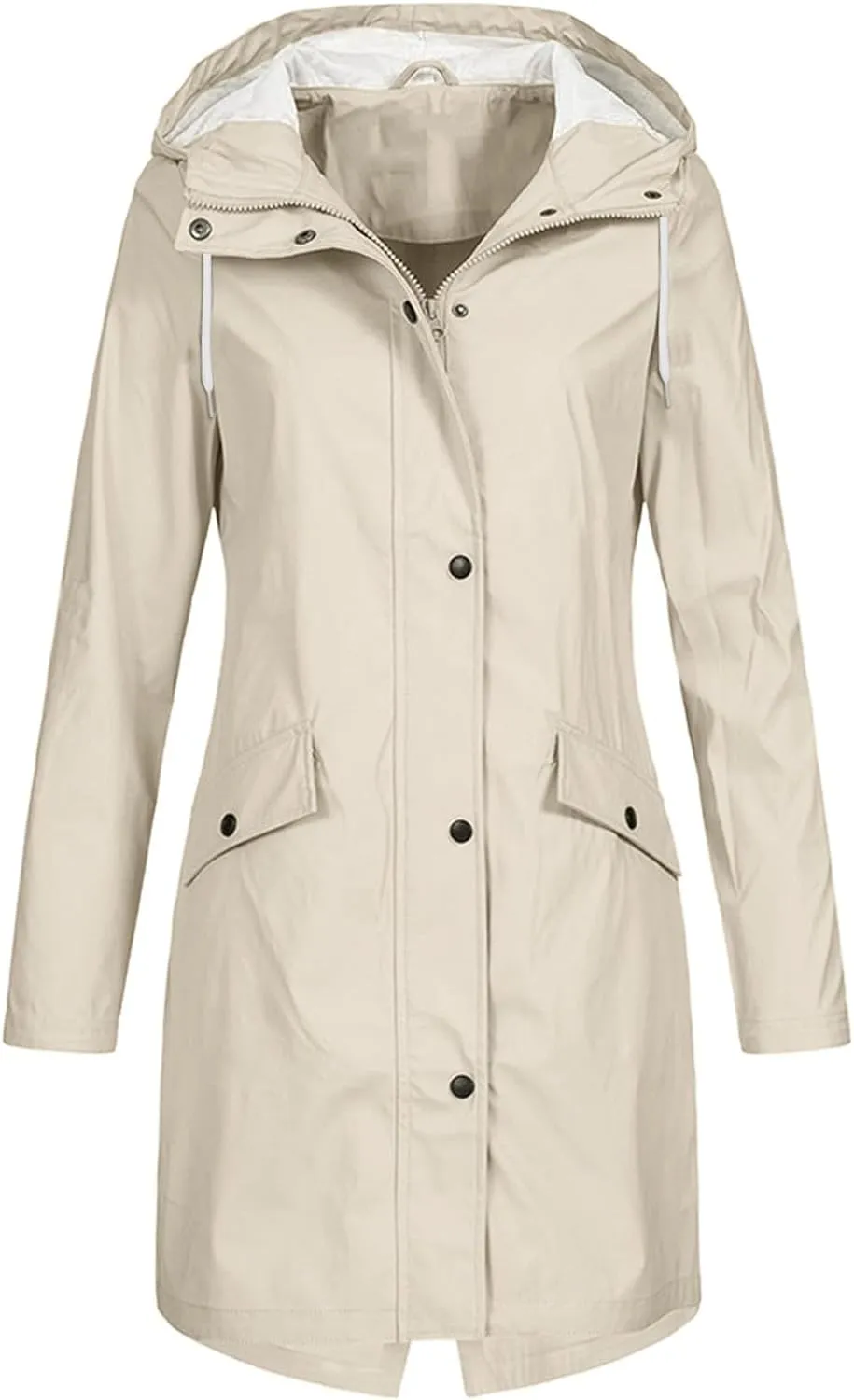 Rain Jackets For Women Waterproof With Hood Lightweight Casual Anorak Travel Hiking Coats with Pockets 720