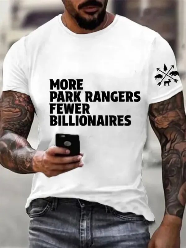 Men'S Print Short Sleeve Casual T-Shirt