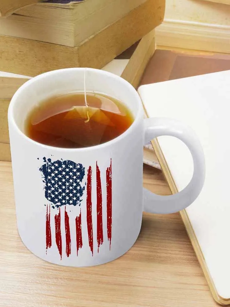 Double-Sided Mug With National Flag Print