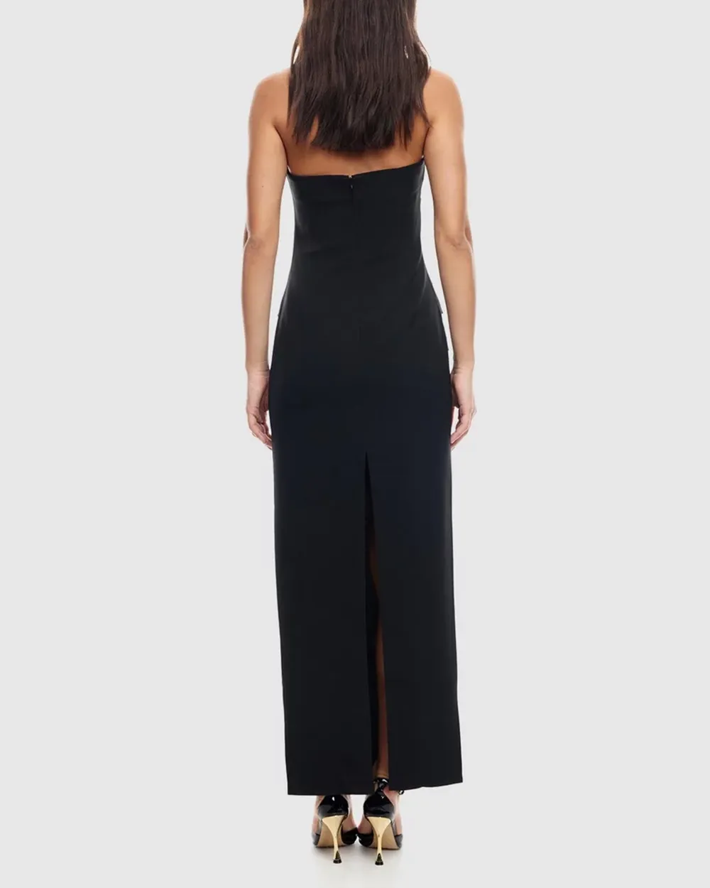Halter Neck Slim Maxi Dress