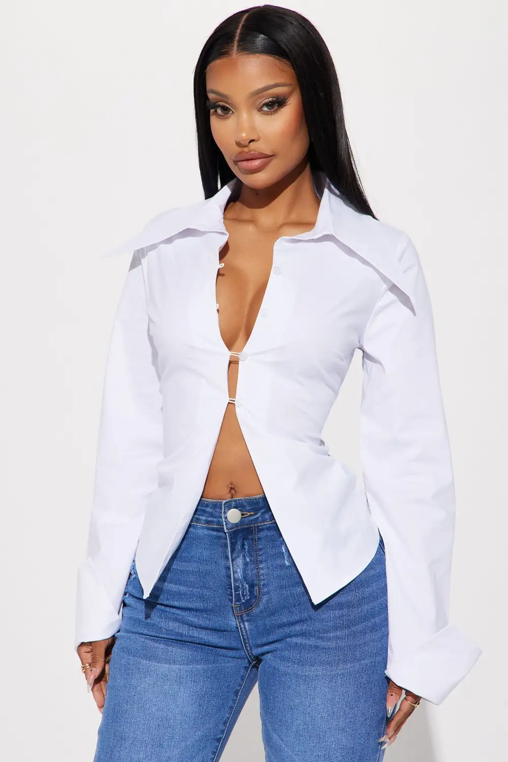 Anya Poplin Shirt - White