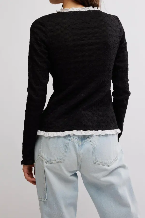 Blackbird Textured Cardigan