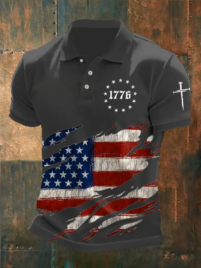 Men's Independence Day Polo Shirt