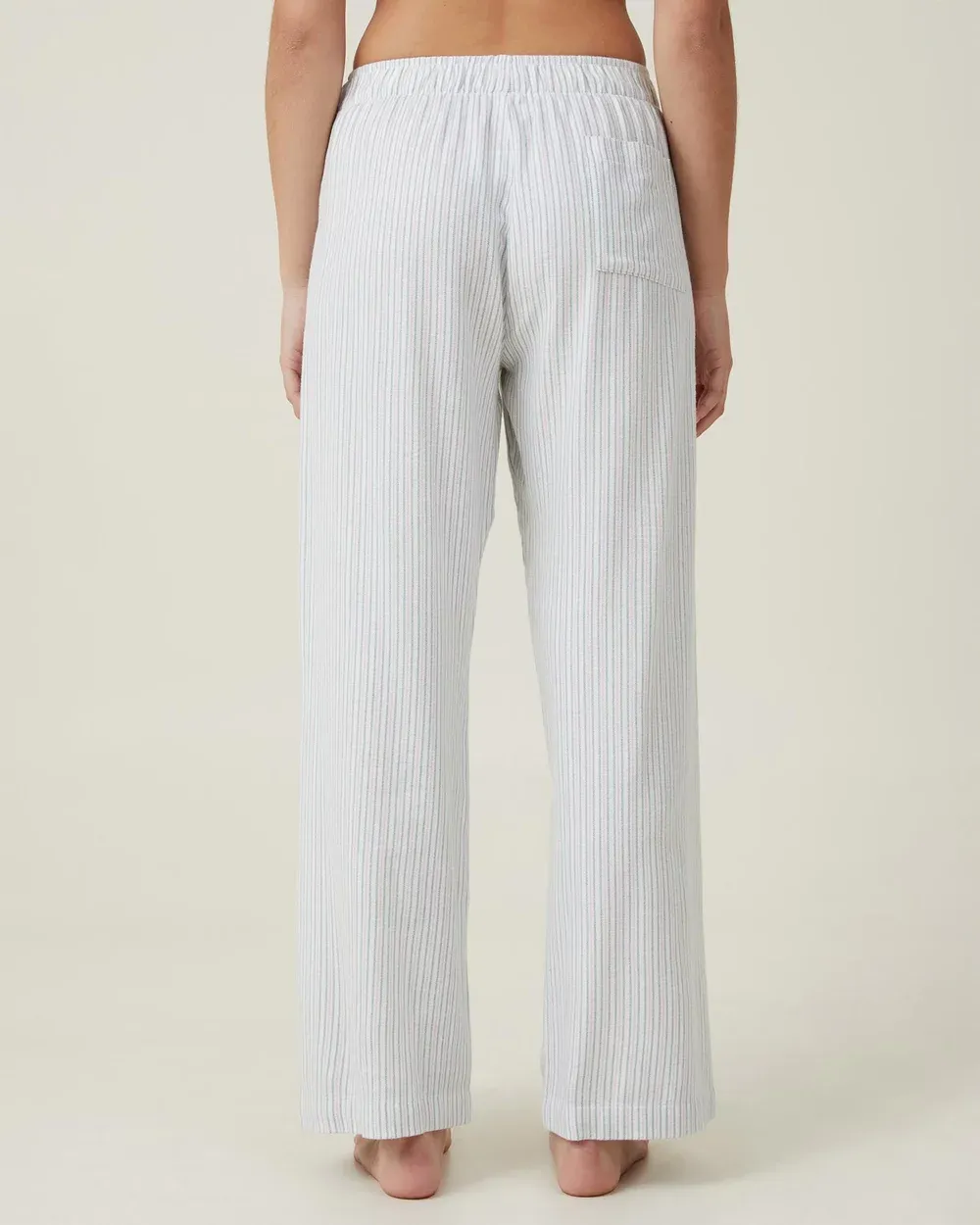 Flannel Lattice Elasticised Waist Pants