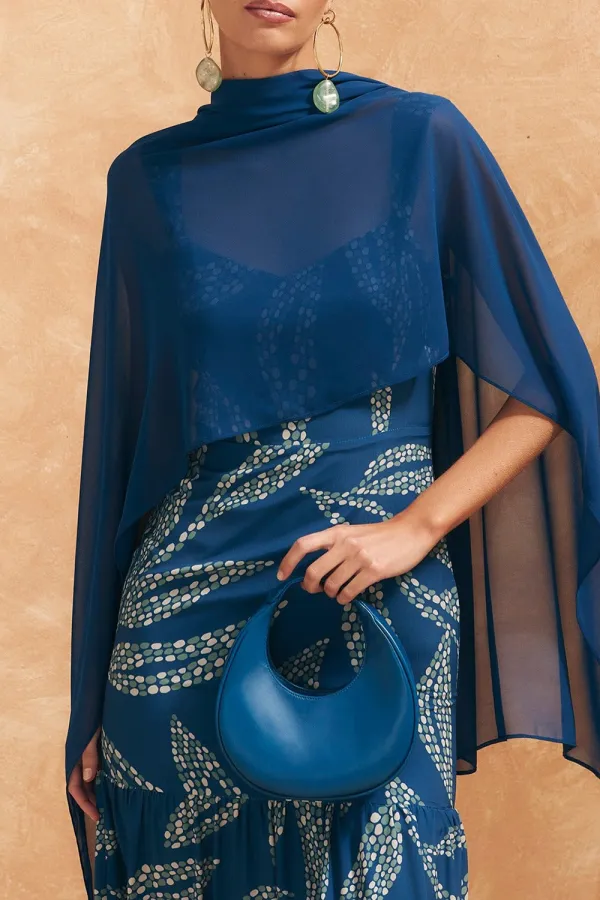 Blue High-end Shawl