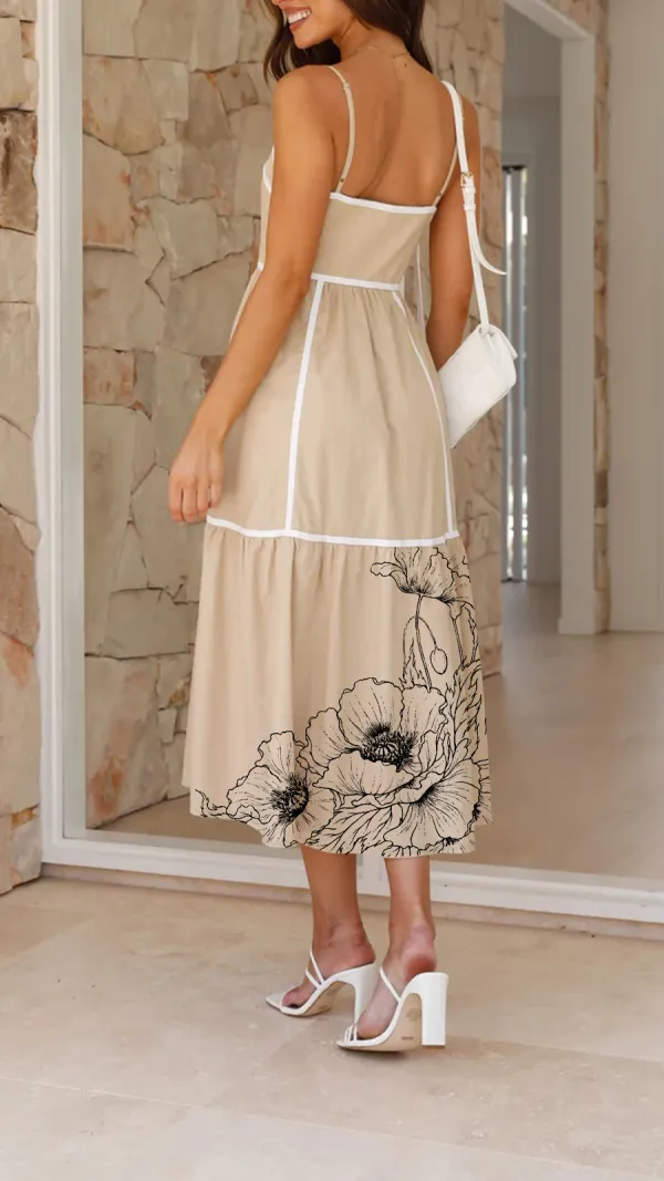 Everyday Casual Comfort Midi Dress
