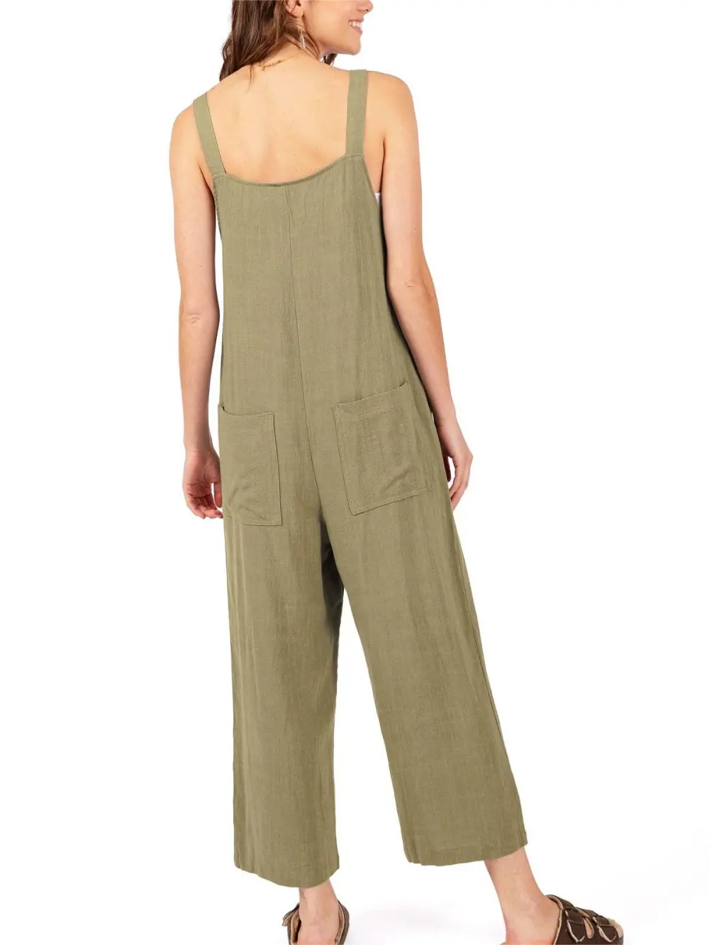 Light Gray Linen - Blend Overalls