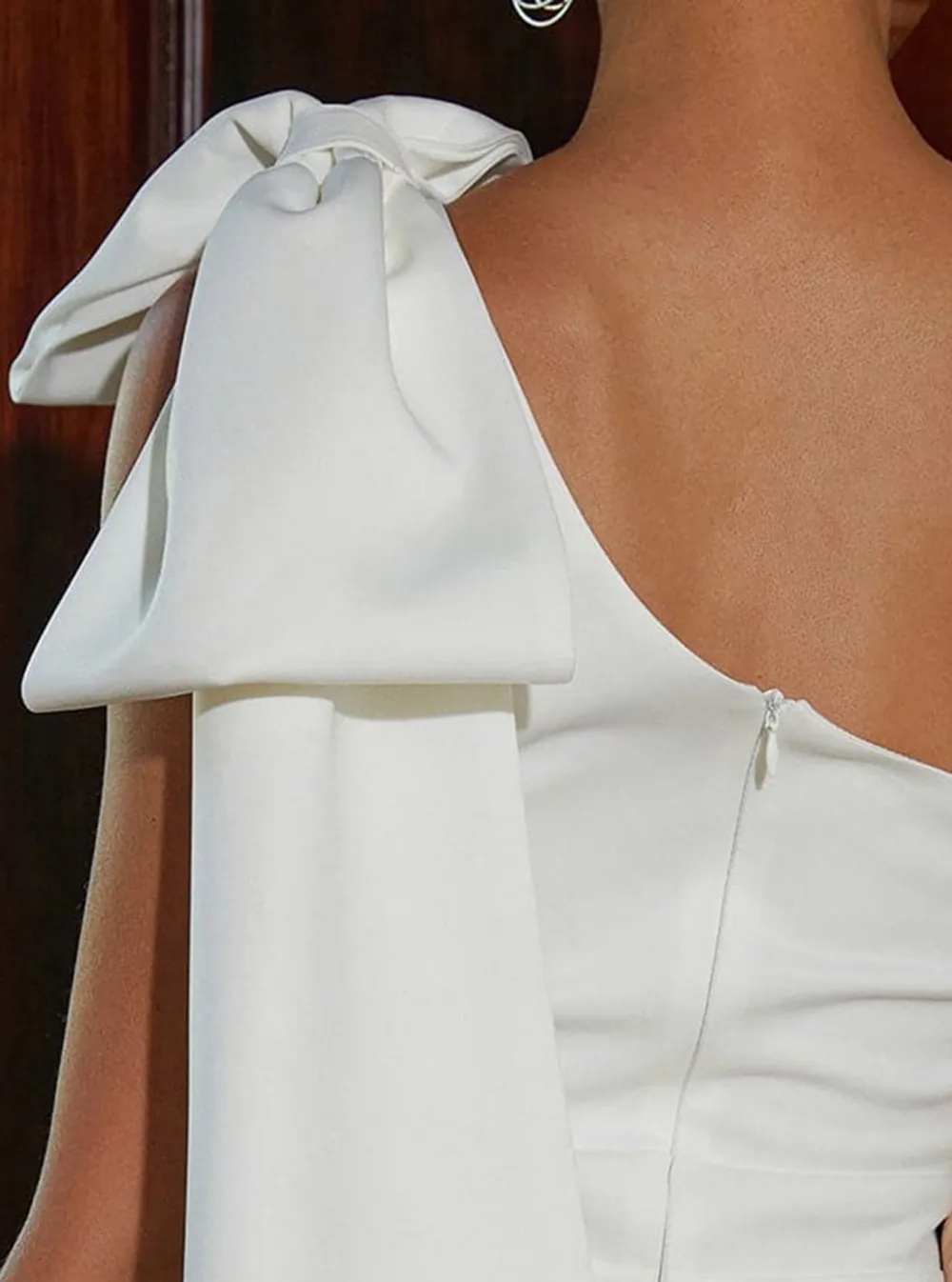 One Shoulder Knot Jumpsuits