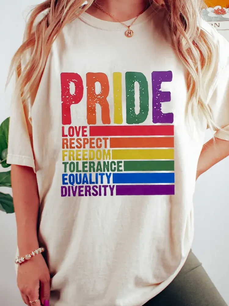 Women'S Pride Round-Neck Short Sleeve T-Shirt