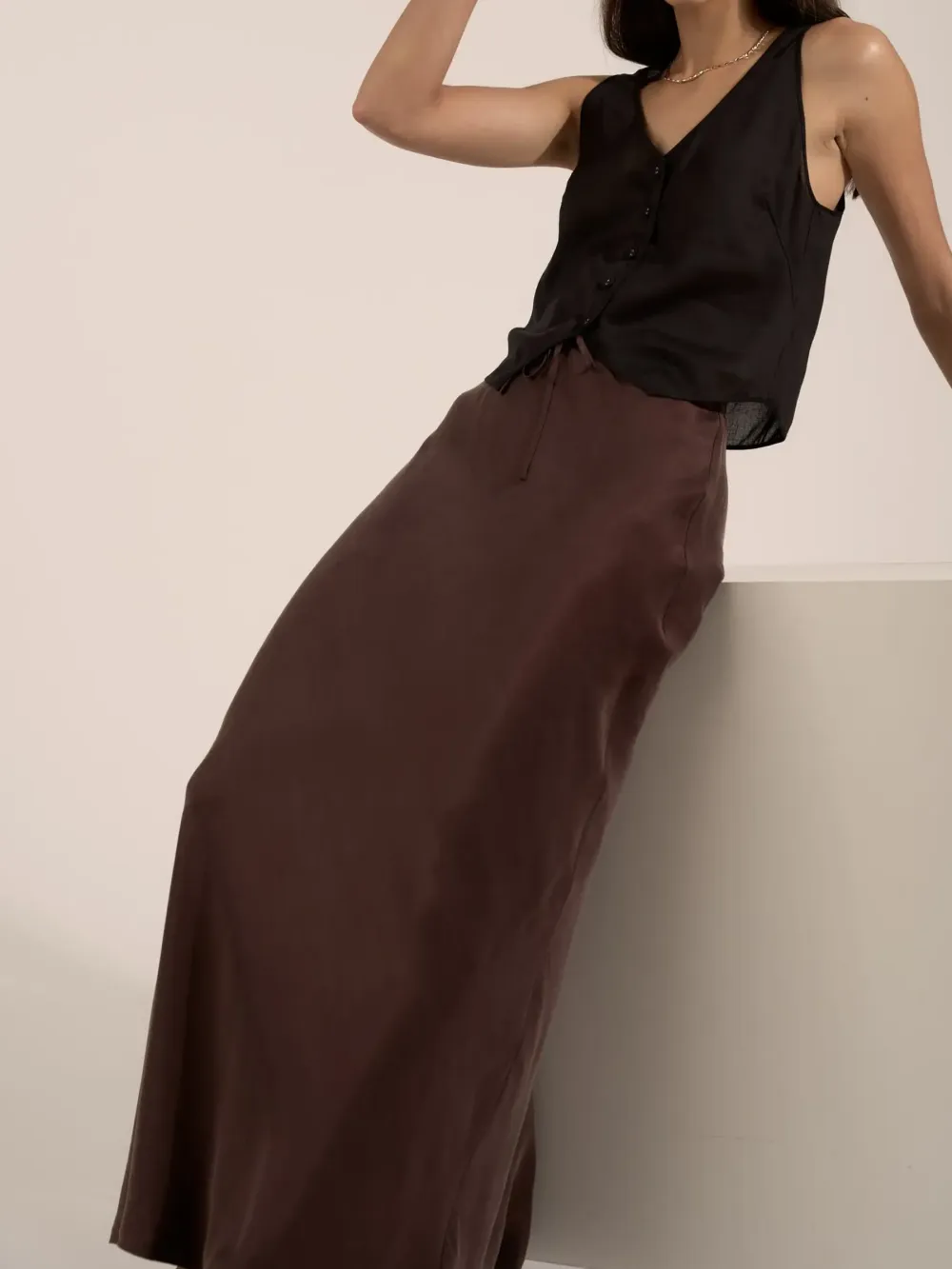Chocolat Harley Slip Skirt