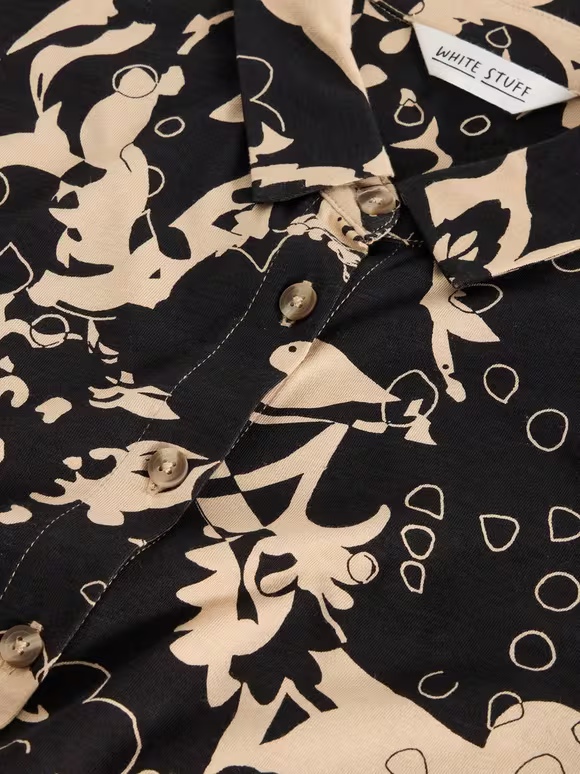 Maxi Jersey Shirt Dress