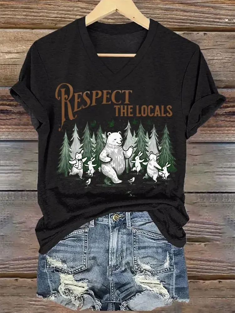 Women'S National Park Conservation Print Short Sleeve T-Shirt