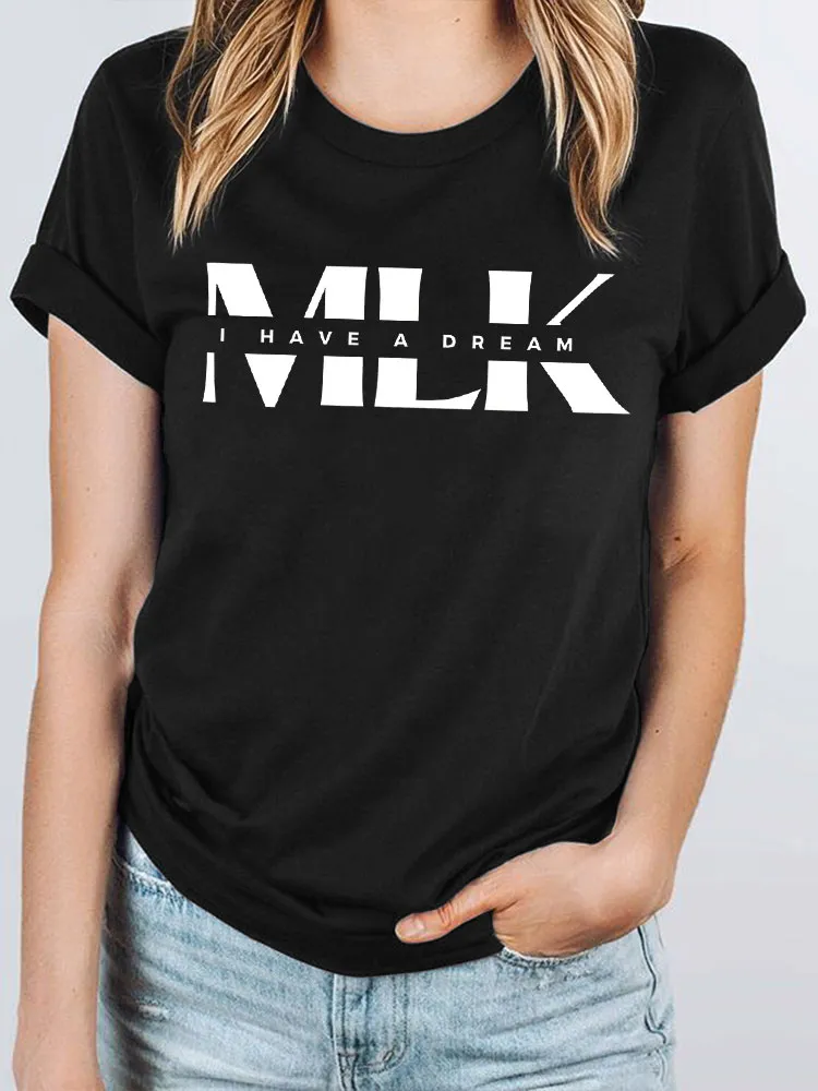 Women'S Round-Neck T-Shirt Mlk I Have A Dream