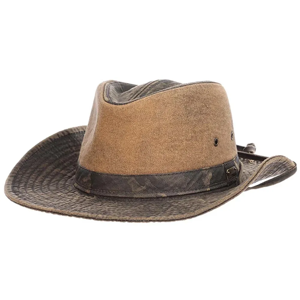 Cotton Hat with Camo Band