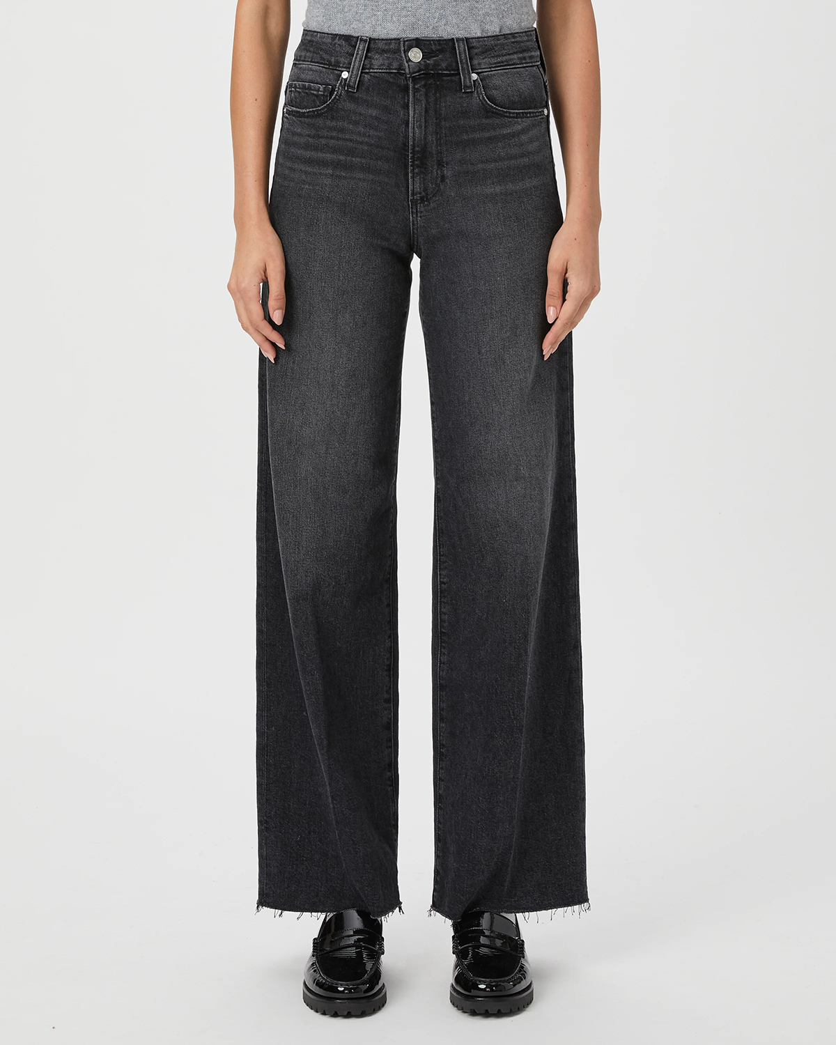 Dark Gray Flared Jeans