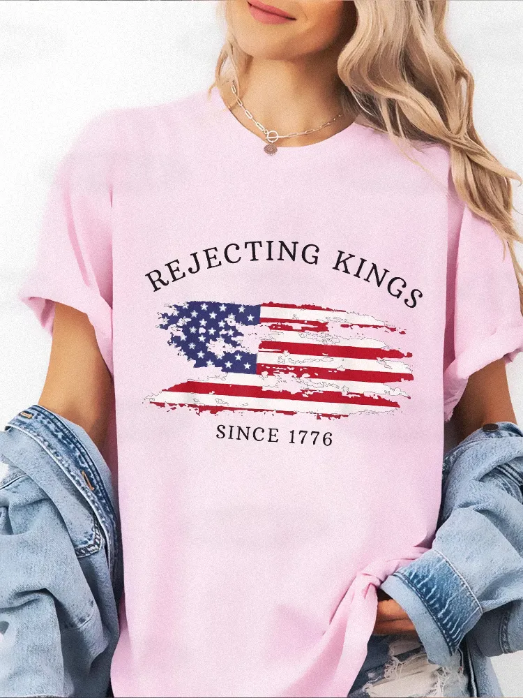 Rejecting Kings Since 1776 Protest Unisex T-Shirt