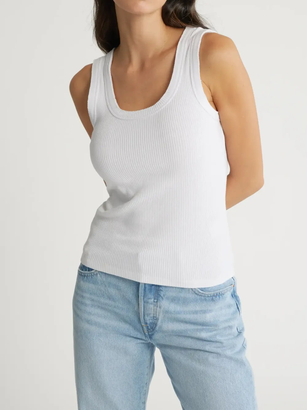 Organic Cotton Ribbed Tank
