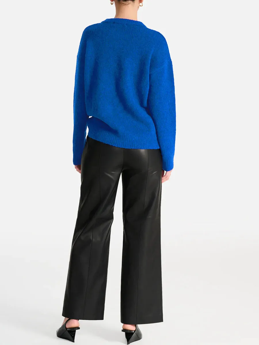 Loose Mohair Knit Sweater