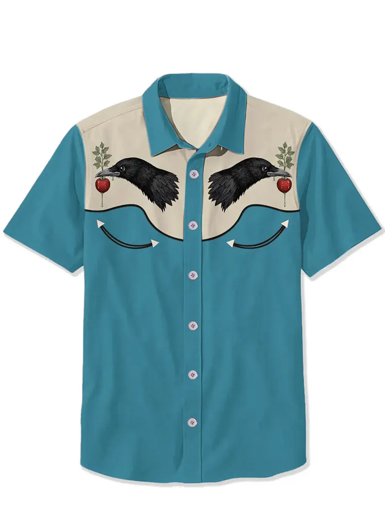 Crow And Red Fruit Shirt