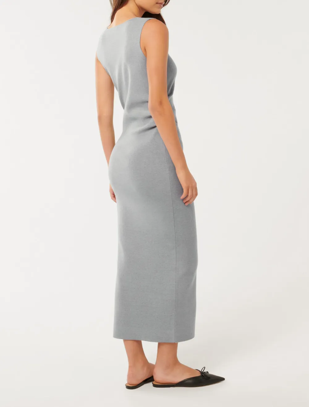 Asymmetric Knitted Dress