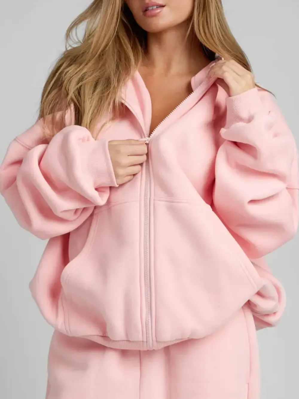 Pastel Zip Hoodie