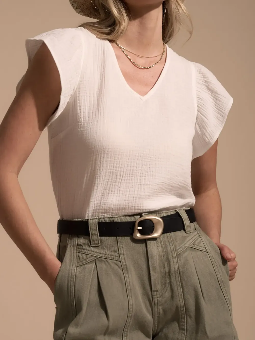 Elementary Frill Detail Blouse