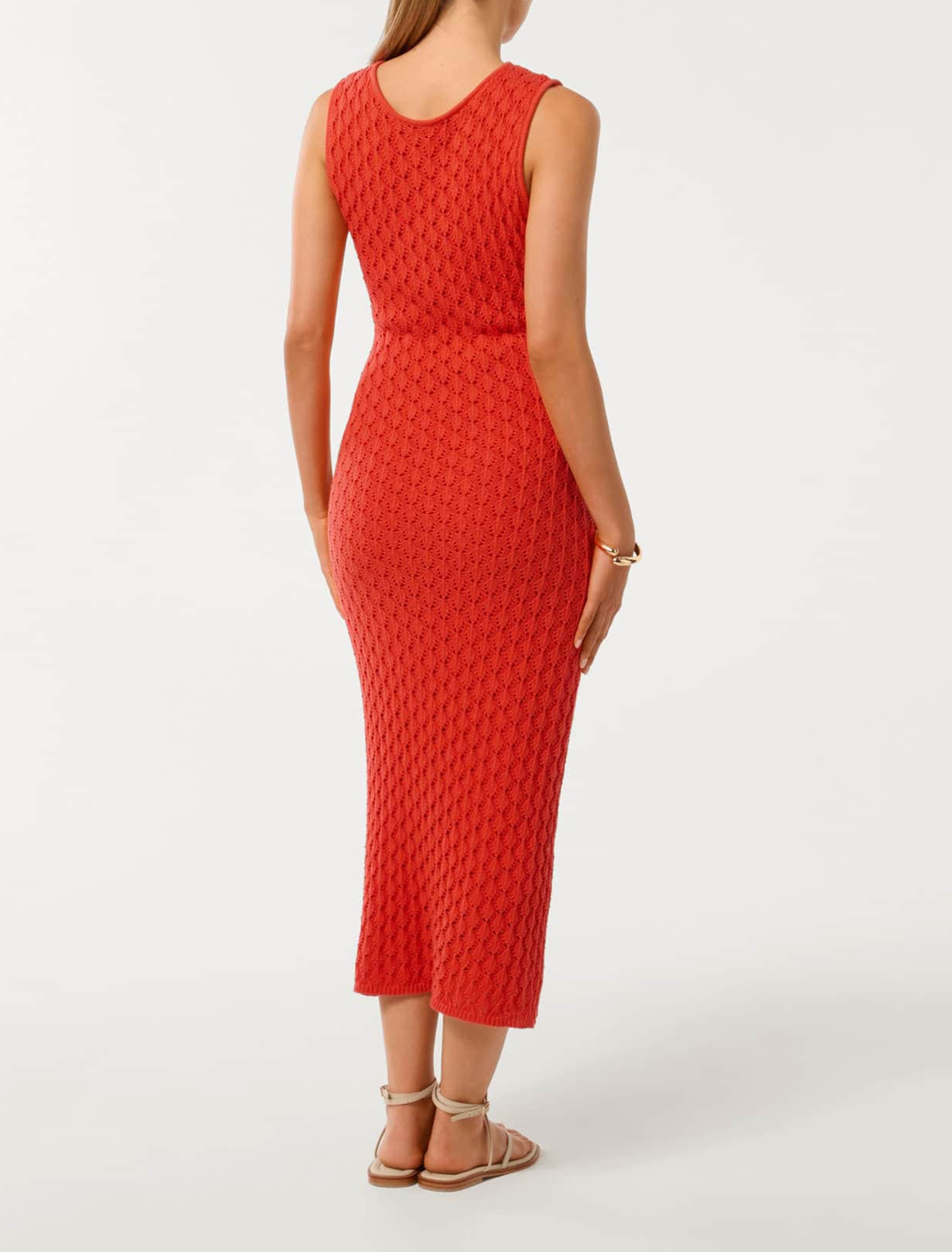 Crochet Knit Maxi Dress