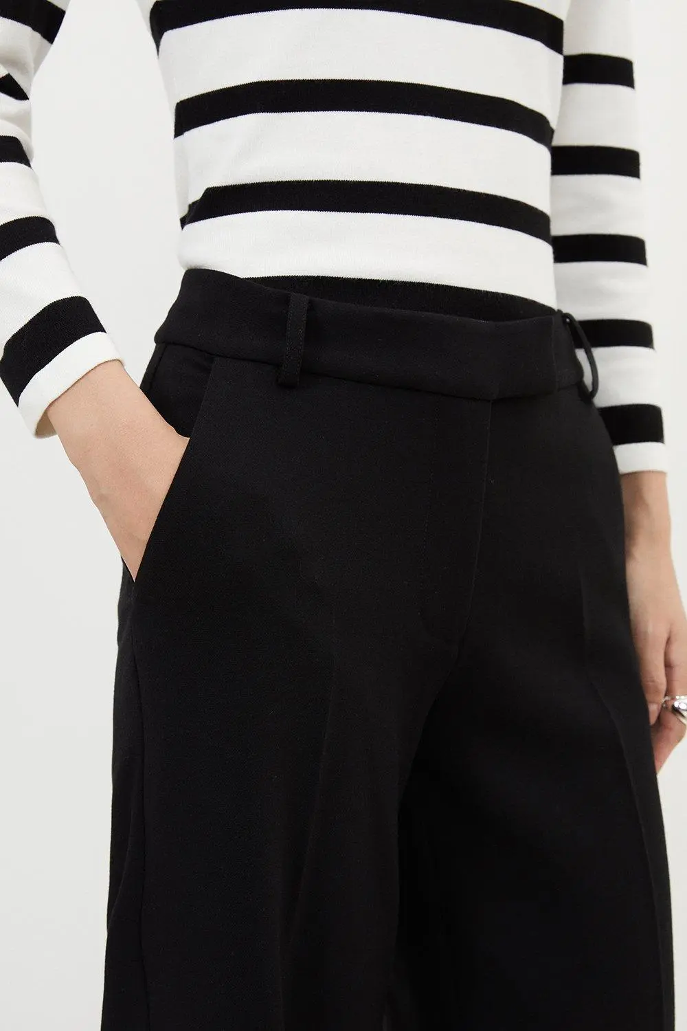Tailored Essential Straight Leg Trousers