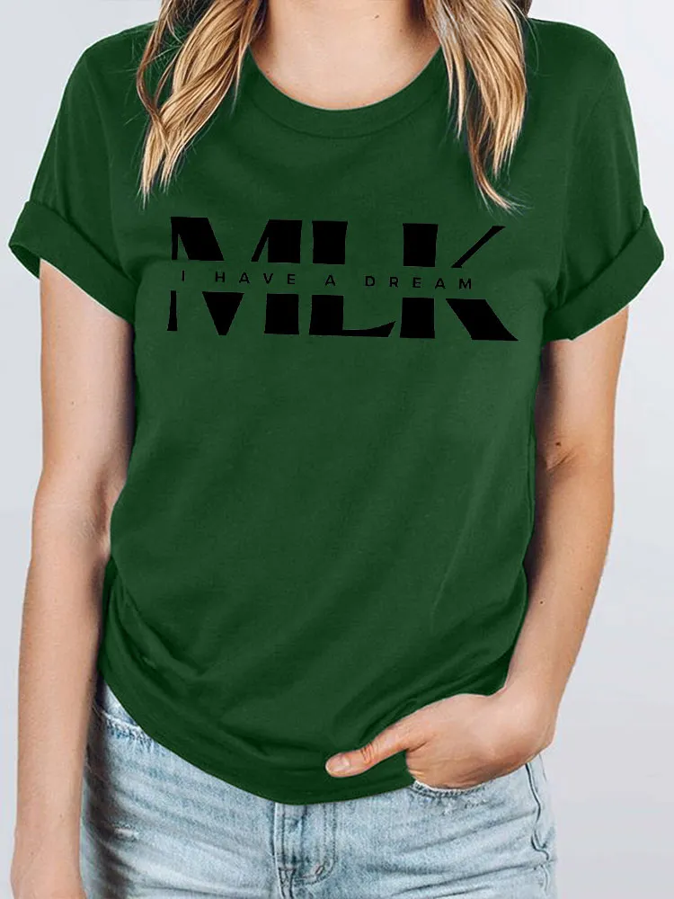 Women'S Round-Neck T-Shirt Mlk I Have A Dream