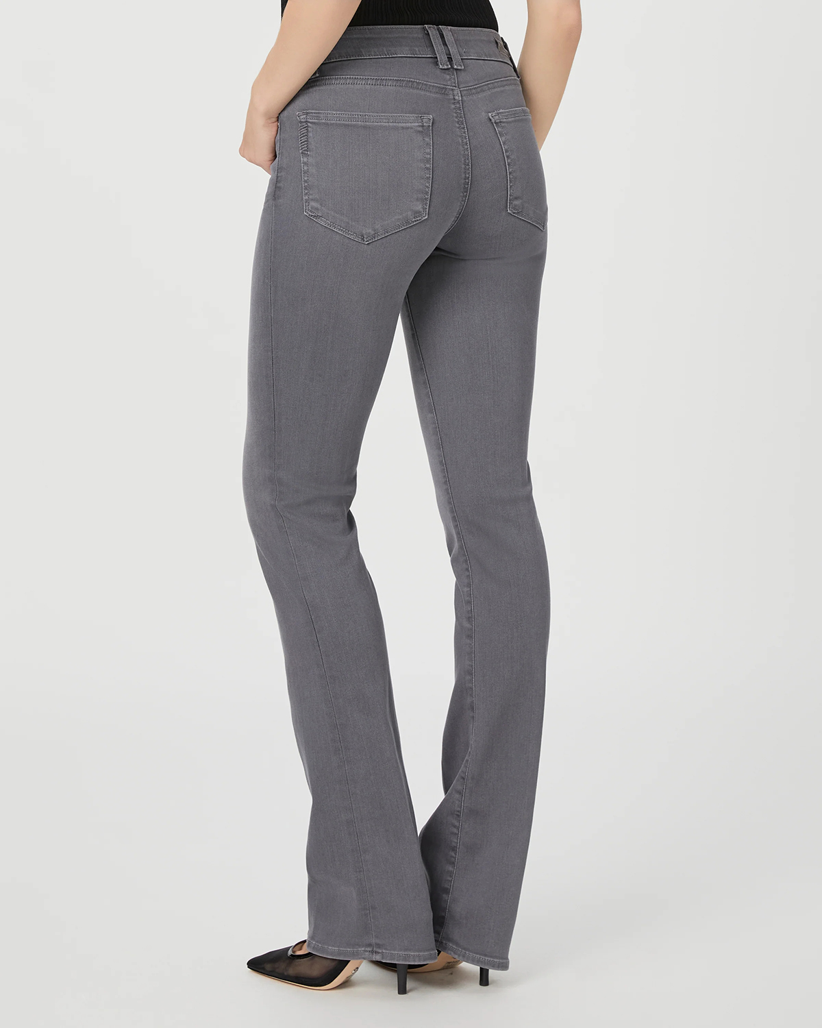 Gray Bootcut Jeans