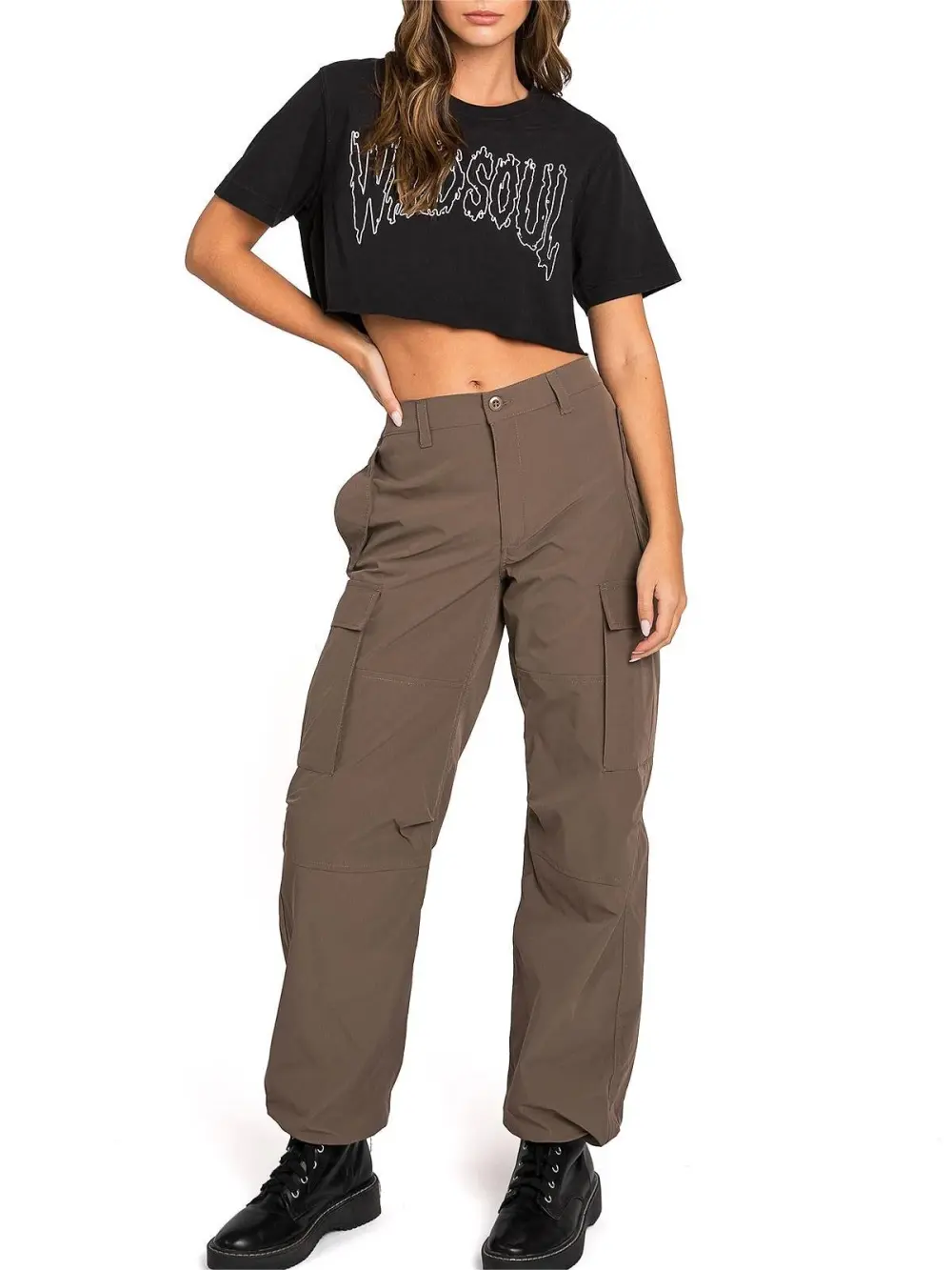 Olive Green Skater - Style Cargo Pants