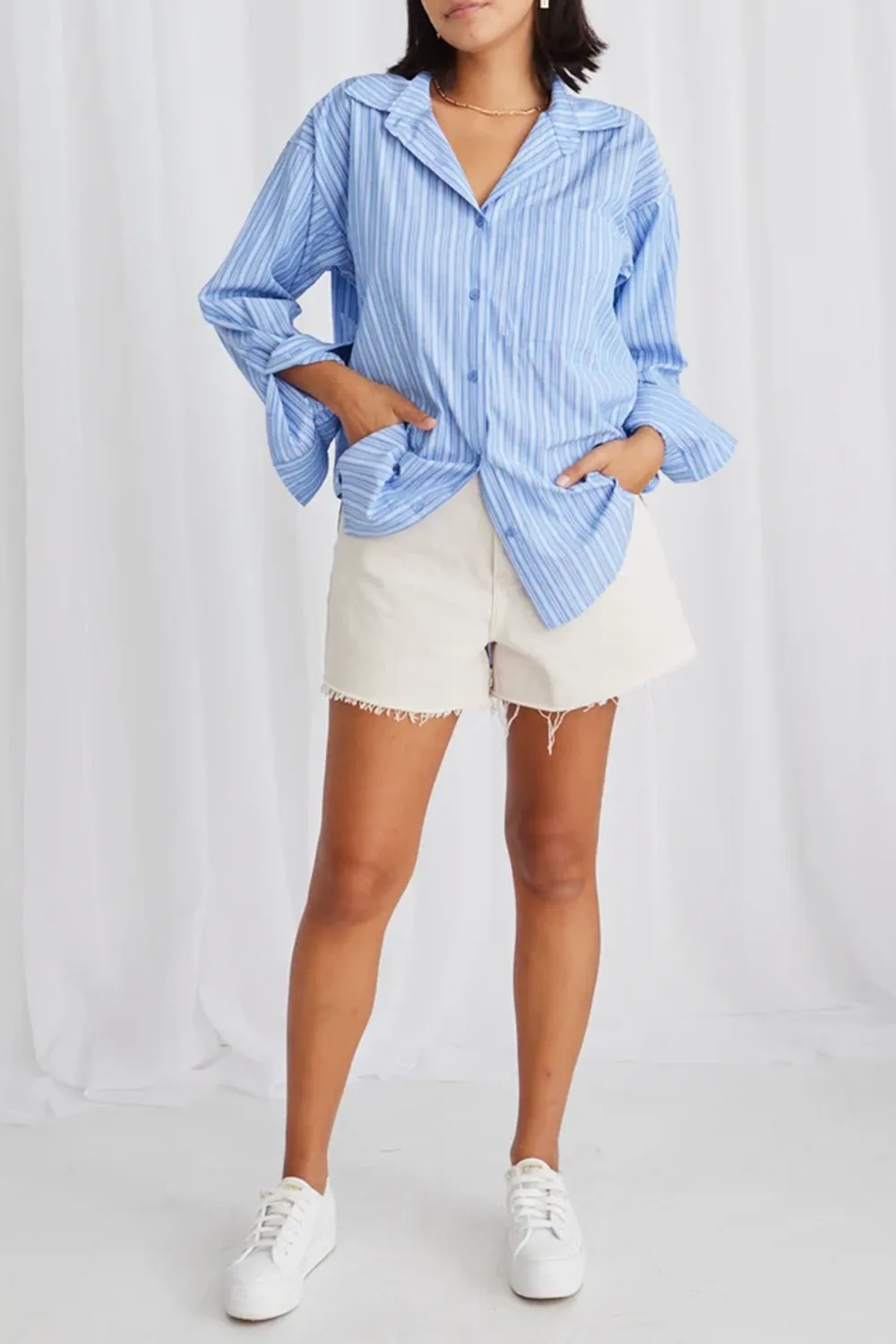 Stripe Oversized Shirt