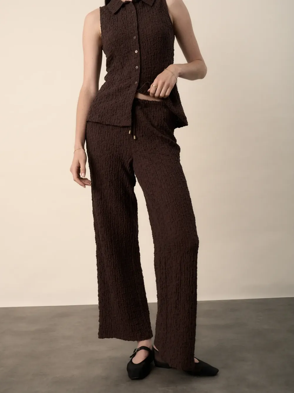 Elementary Textured Pants