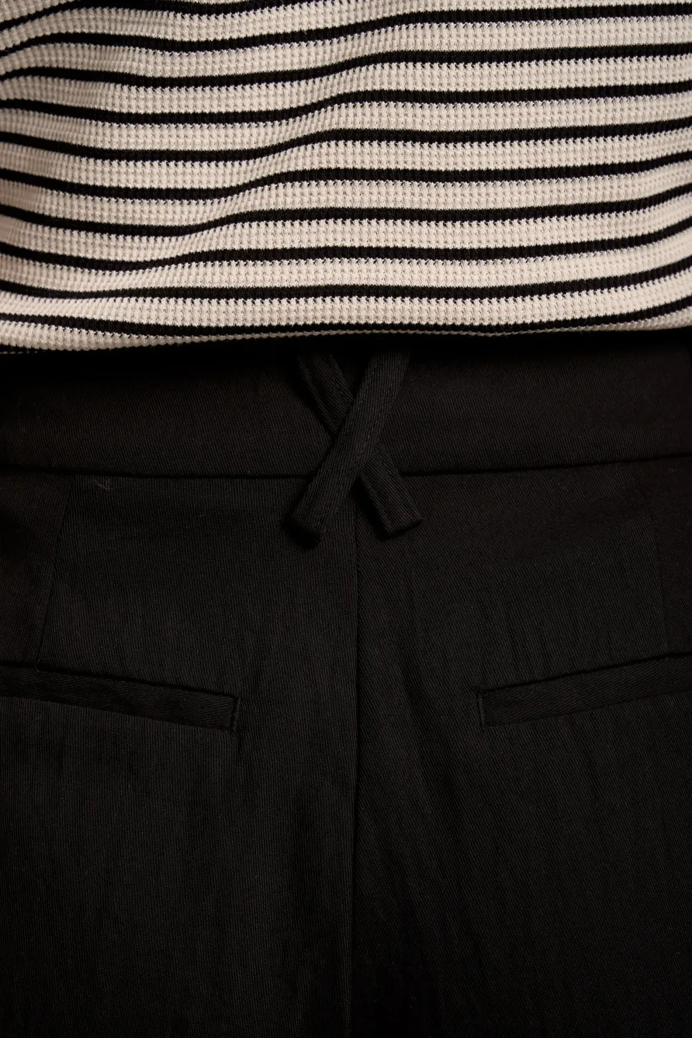 Black The Slim Leg Pant