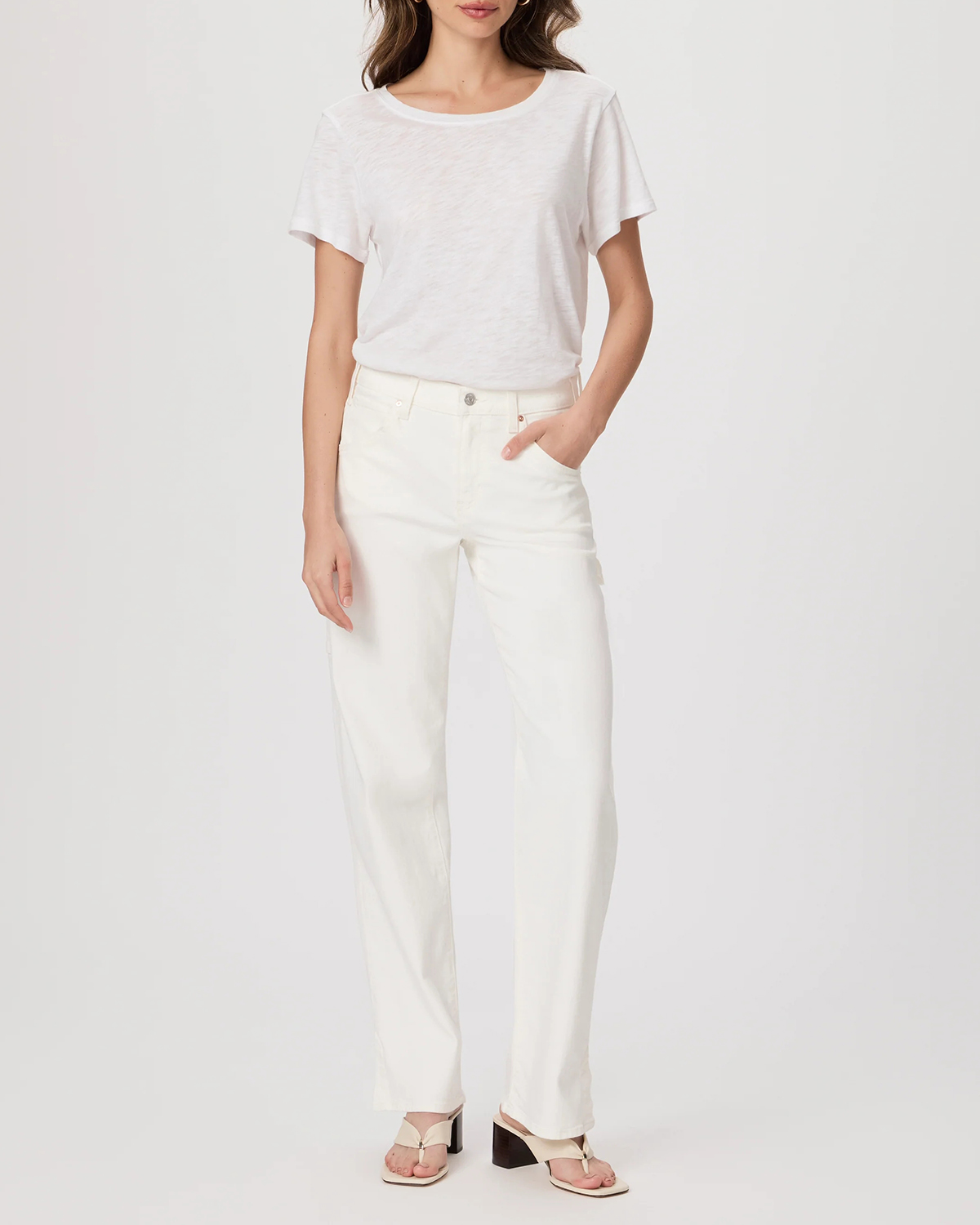 White Supremely Soft Crew Neck Tee