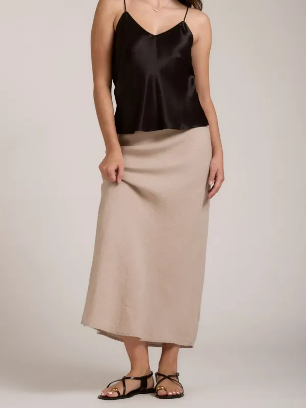 The Linen Slip Skirt