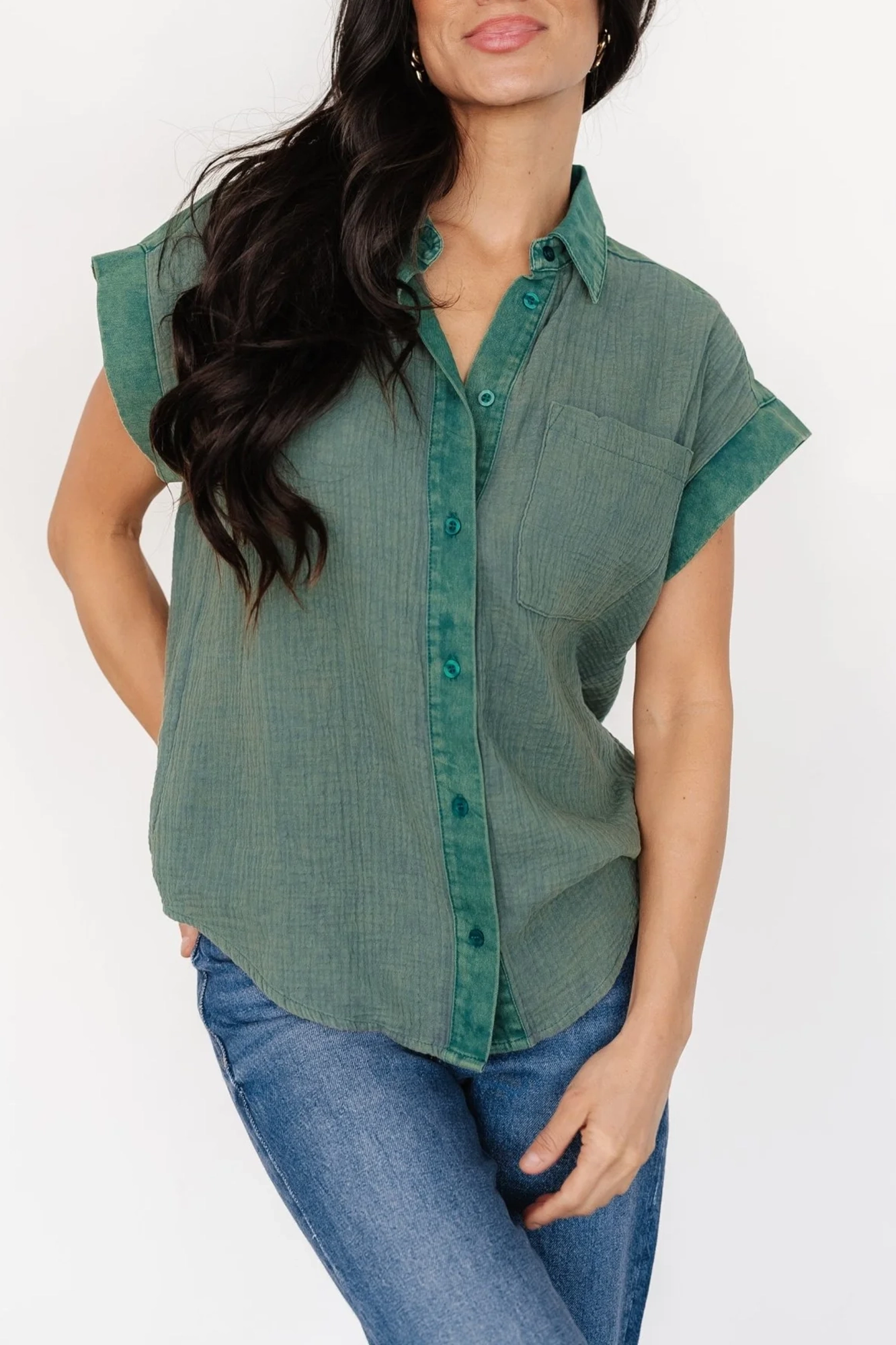 Daily Soft And Breathable Turn-Down Collar Shirt
