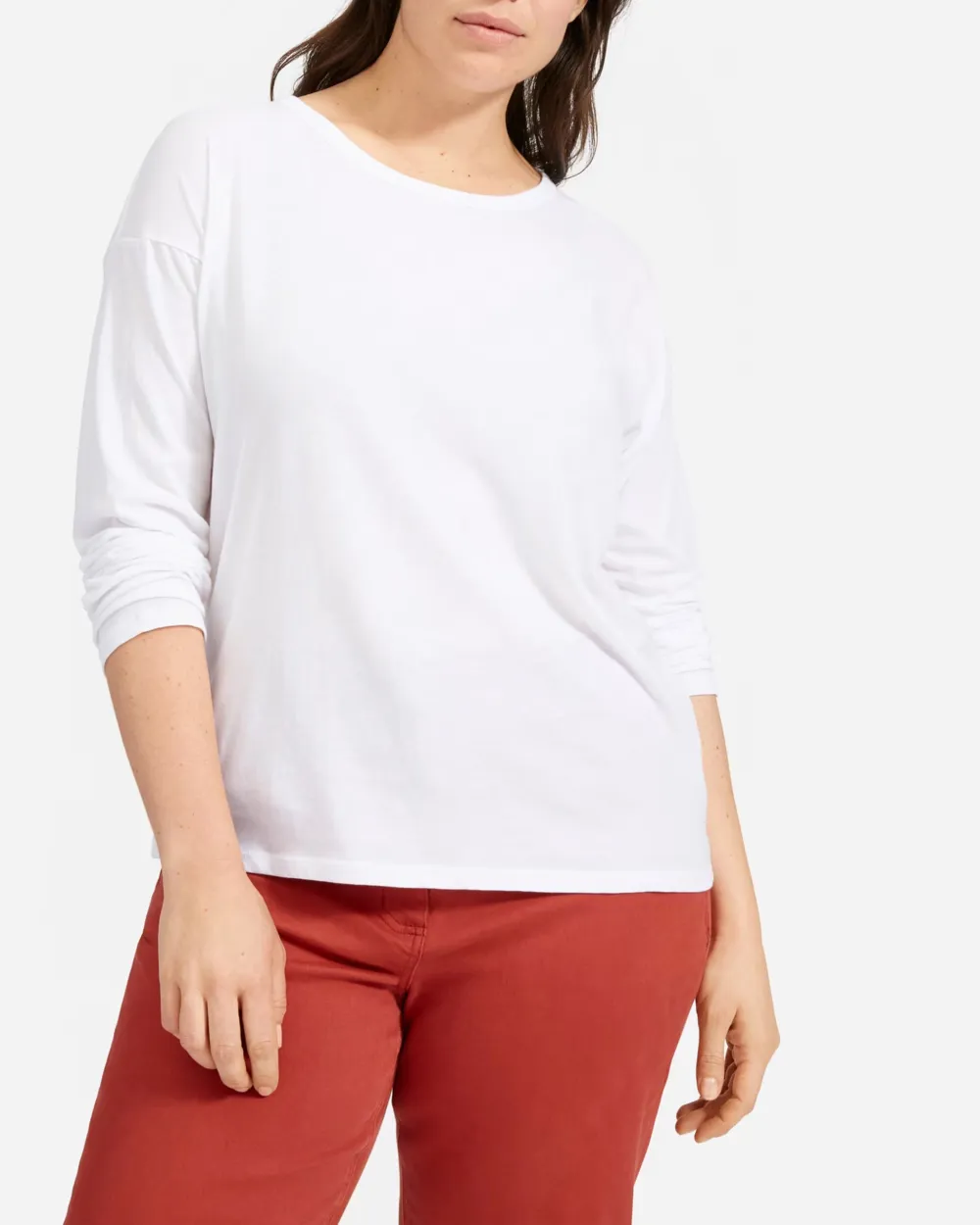 Crew Neck Long-Sleeve Tee