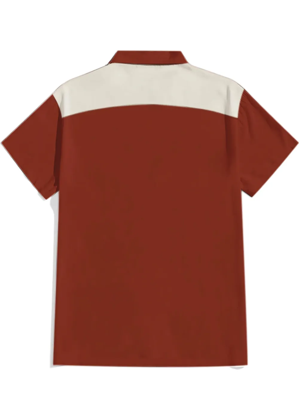 Elegant Red Retro Goose Shirt