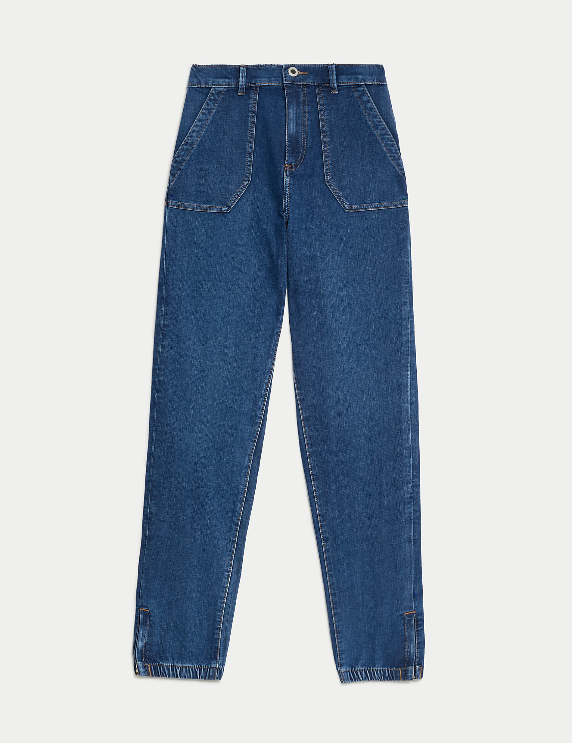 High Rise Clean Look Stretchable Jeans